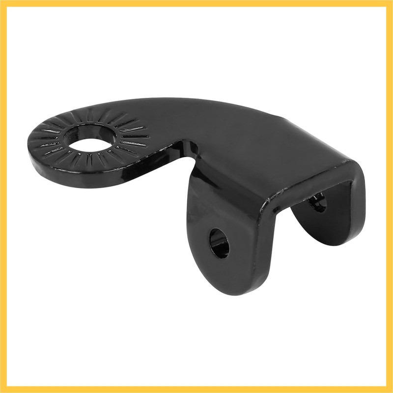 BULLSPANN Coupler Attachment Bicycle Trailer Hitch Replacement Silver Tone Black