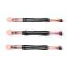 BIUDECO Makeup Brush Set 3pcs Travel Size Eyelash Brow Brushes