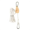 Retractable Travel Clothesline, 19Ft Heavy Duty Portable Clothes Drying Rope
