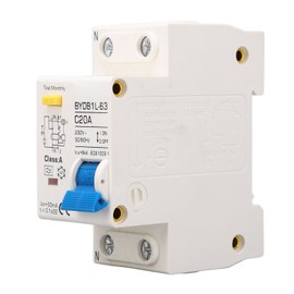 20A AC Leakage Protection Switch A Type DIN Rail Mount 1P Miniature Circuit Breaker