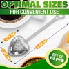 12Pcs Heart Shaped Tea Infuser, Tea Strainers for Loose Leaf