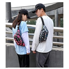 Bum Bag,Camo Bumbag Camouflage Belt Bag Waist Bag Fanny Pack Fabric Nylon Money Belt for Men Boys Running Hiking Travel Sports 13.65 * 4.68 Inch