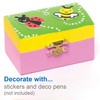 Baker Ross ET127 Mini Wooden Jewellery Box Treasure Chests, Creative