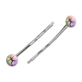 Warrior II 2 Yoga Pose Bobby Pins Barrettes Hair Styling Clips