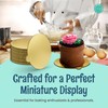 O'CREME Gold Round Mini Cake Boards with Tab – 3-1/4