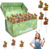 Fruidles Chocolate Flavored Easter Bunny Lollipops Suckers, Colorful Easter Eggs,