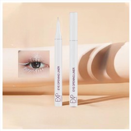 [Zosyfex] Eyeliner is easy to draw, easy to draw, easy to blur, waterproof water to dry off quick drying for beginners, easy to improve eye impression; 8 colors (dark white)
