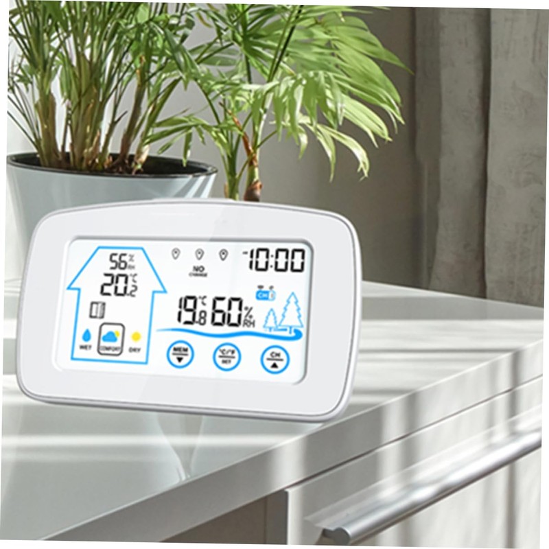 KONTONTY Wireless Weather Station Digital Thermometer Thermometer Portable Weather Station