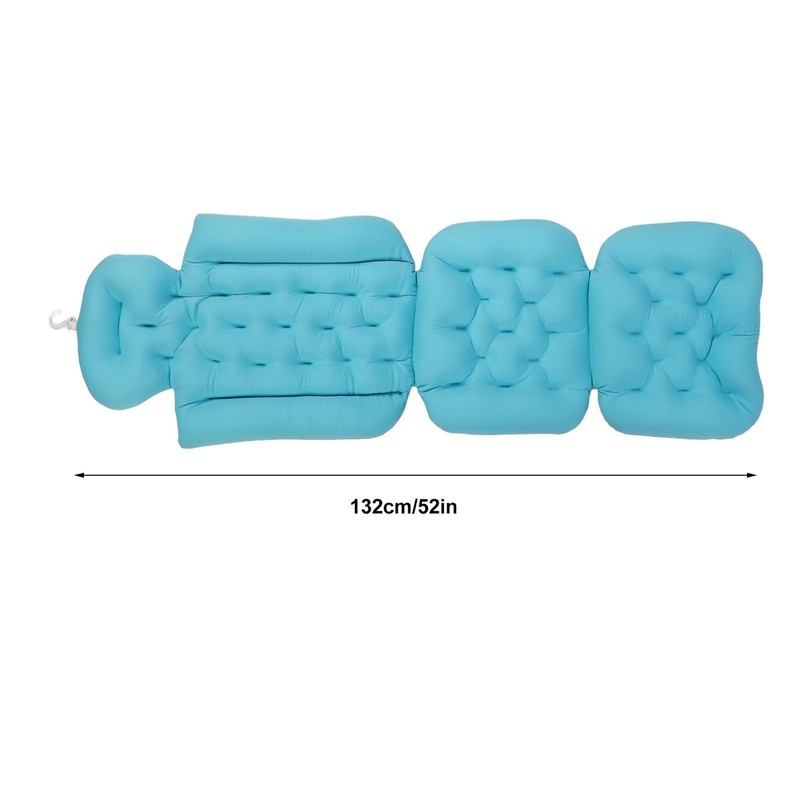 Ejoyous Bath Pillow Full Body Bath Mat with Cushion Bubble