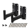 ZSHIGANMA PA Speaker Wall Mount, Dual/Pair Heavy Duty Adjustable Speaker