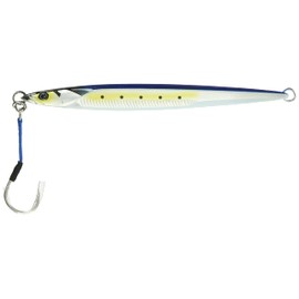 JACKALL G206 Metal Jig, Bumble Jig, Semi-Long, 6.3 oz (180 g), Aluminum Sardine