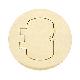 Thomas & Betts E97BR FLR Box CVR Duplex/GFCI-BR