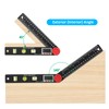 Digital Protractor Ruler Angle Finder, Protractor Ruler Level Tool, Multifunction