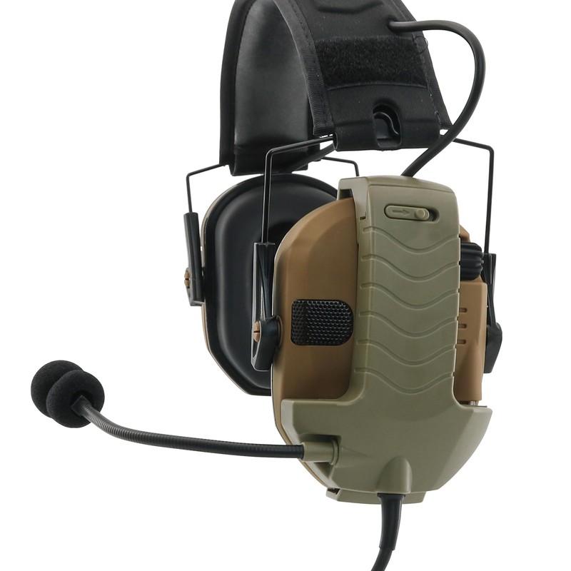 Hearangel Boom Microphone/Ken 2 Pin PTT Kit Compatible with Walker