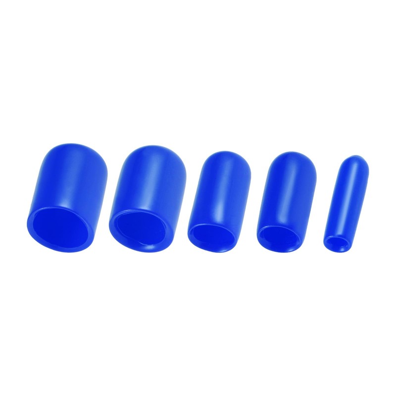 QUARKZMAN Pack of 100 Round Rubber Caps 3 mm 5