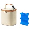 BABEYER Breastmilk Cooler Bag with Ice Pack Fits 4 Baby