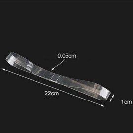 HEALLILY 1 Pair Invisible Clear Convenient Shoe Straps Anti Loose Premium Elastic Stretch Bands for High Heeled Shoes Loose Shoes Women