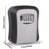 MIFAH Key Box Wall Mounted, Strong Password Lock 4 Digit