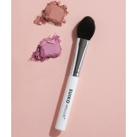 Suiko Kumano Multi-Cheek Brush, Goat Wool Multifunctional Powder Brush, Face, Contour, Highlight, Makeup Brush
