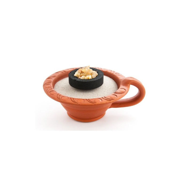 Berk - Inner Worlds Makal Clay Incense Burner, Red