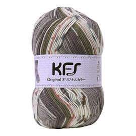 Opal KFS100 Circus Yarn, Original Color, Gray Color, Multicolor