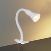Searchlight Task clamp lamp desk partner white flexi clip (P4122WH)