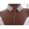 dunns-jewels White Double Faced Satin 25mm Wide Choker