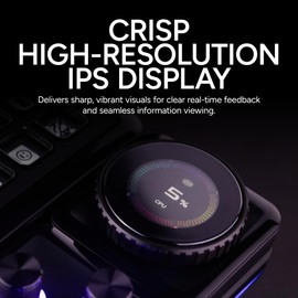Cooler Master MasterHUB Encoder Dial with IPS Display: Freeform 2.0 Modular Platform - Scene Switching, Volume Control, Clock, Timer, and Endless Creative Possibilities