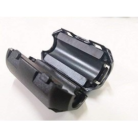 k-cocochi Noise Cut Cable Clips, Ferrite Core, Inner Diameter 0.4 inch (9 mm), Set of 40