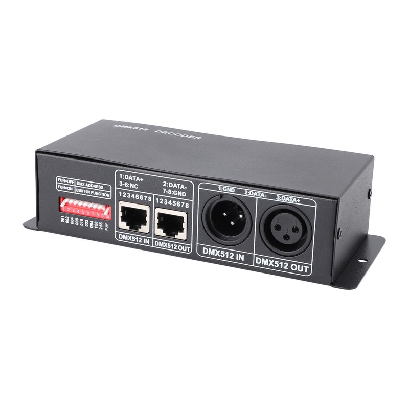 3 Channels DMX 512 Decoder Iron PCB RGB LED Controller