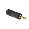 kenable 6.35mm Stereo Jack Socket to 3.5mm Stereo Jack Plug