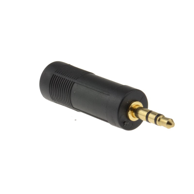 kenable 6.35mm Stereo Jack Socket to 3.5mm Stereo Jack Plug