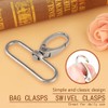 20Pcs Lobster Clasps Swivel Snap Hooks Zinc Alloy Keychain Hooks