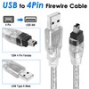 Herfair Firewire to USB Adapter Cable IEEE 1394 4Pin to