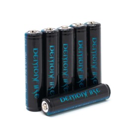 10440 Button Top 600mAh 3.7V Li-Ion Demonfire Protected Rechargeable Battery (6 Pieces)