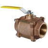 Apollo 82-100 Series Bronze Ball Valve, Three Piece, Inline, Lever,