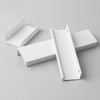 JNRFTY Pack of 10 White Handles Hidden Modern Furniture Handles