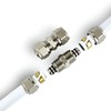 Equal Straight Connector 16mm - 16mm Compression Fit for Plastic