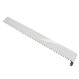 HomeSmart Pack of 1 Plastic UPVC Fascia and Soffit Board Straight Butt Joint - Round Edge Profile, 400mm x 40mm Capping Fascia Board Straight Butt Joint Cover, Ideal for Building Projects (White)