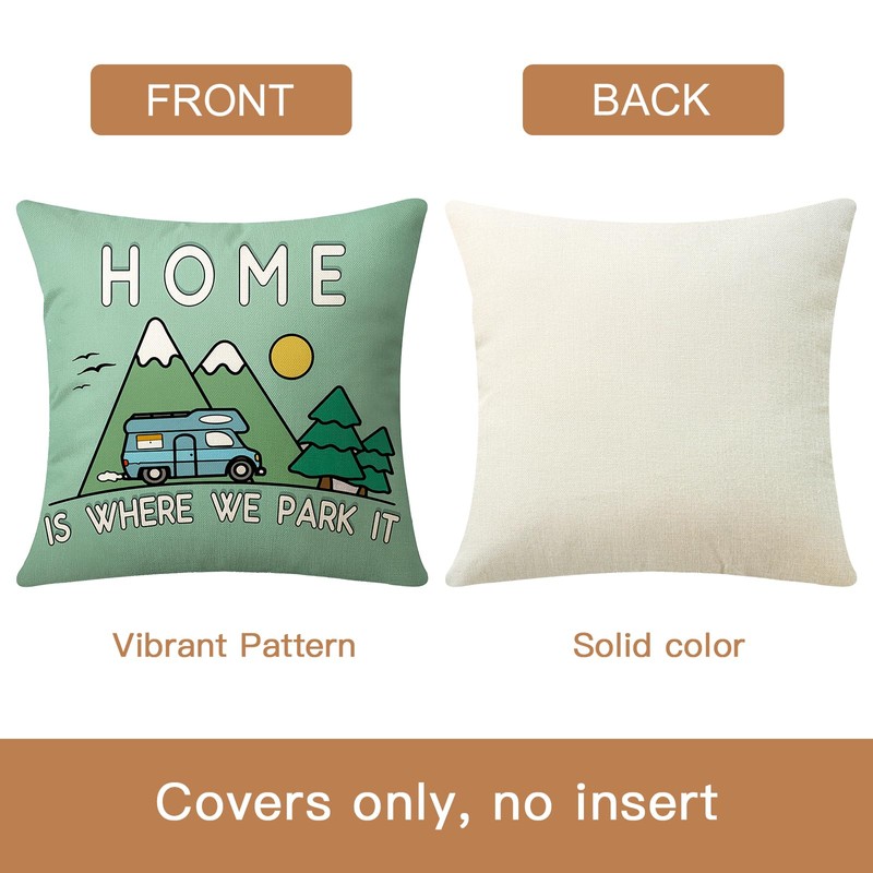 JOTOM Cushion Cover 45x45 cm Motorhome Gadgets Caravan Camping Home