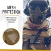 OneTigris 6" Tactical Foldable Half Face Mask Protective Mesh Mask