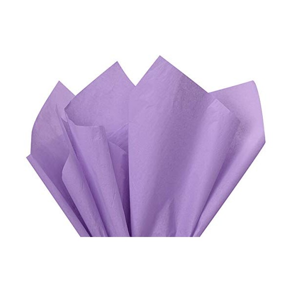 Soft Lavender Color Tissue Paper, 15x20" 120 Sheets Premium Quality Gift wrap Paper A1 bakery supplies