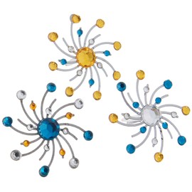 Karen Foster Design Burst Brads Scrapbooking/Craft Embellishments, Taffy Swirl