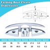 Pvrud Folding Boat Cleats 316 Stainless Steel - 6" Marine