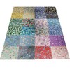 8" x 8" 25 PCS 100% Cotton Fabric Bundles for