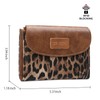 SENDEFN Small Leather Wallet for Women RFID Blocking Compact Bifold