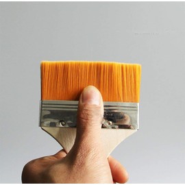 Oil Painting Brushes Brush Paint Wooden Watercolor Brushes Paint Brush Painting Supplies Brush for Kids Doodle Brush Set of 6 (6 Pieces, A-Shape)