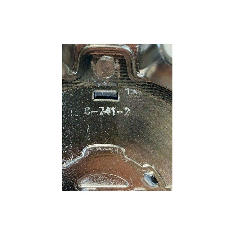 Gear Alloy C-741-2 GEAR-741-2 Chrome and Black Wheel Center Cap