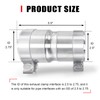 Stainless Steel 2.5 to 2.75 Inch Exhaust Adapter, 2.5" ID
