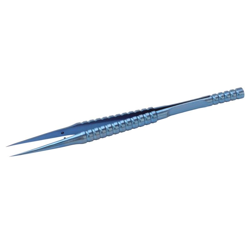 Tweezers Ti Alloy Straight Fine Tip Antimagnetic Tool for Electronic